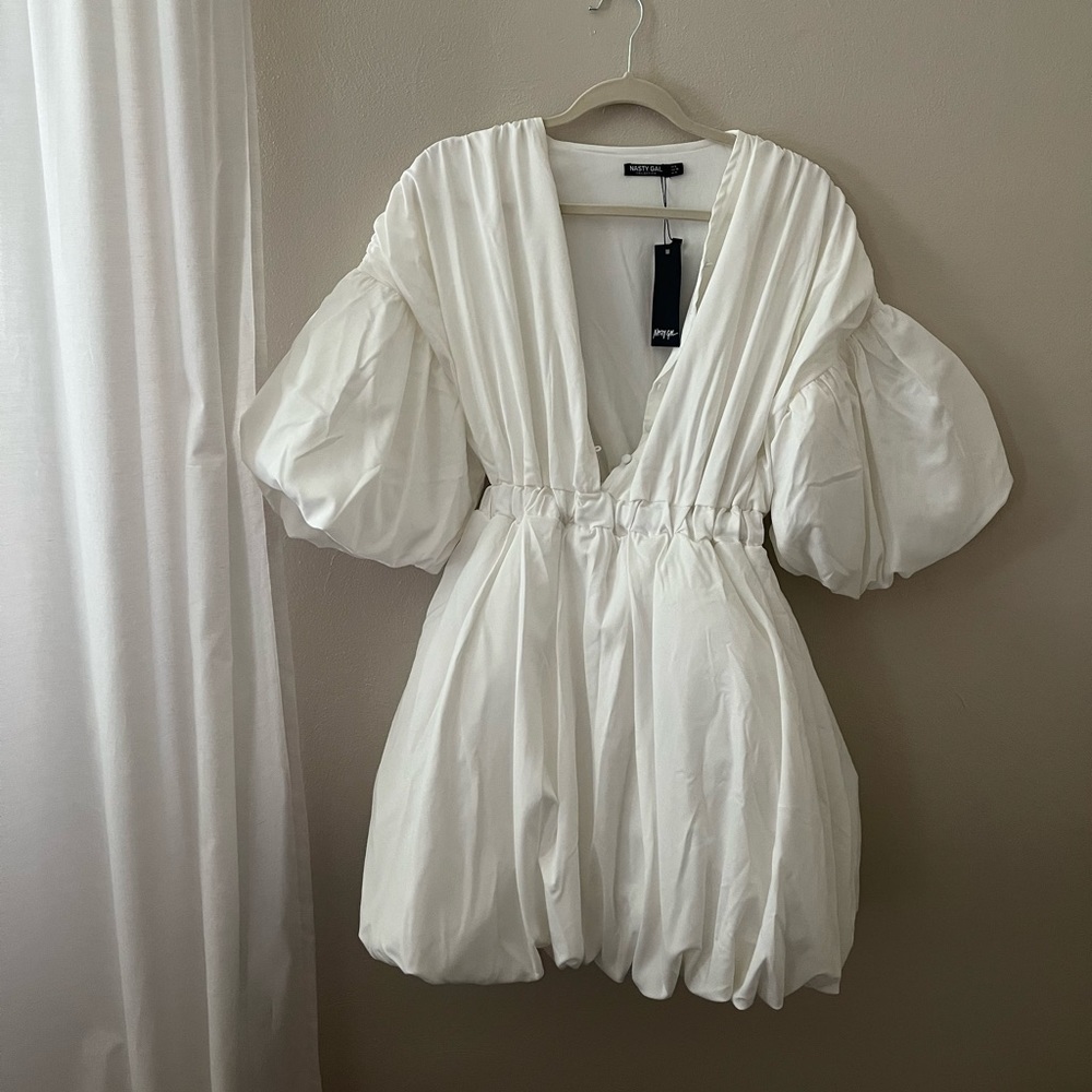 Nasty gal puff mini dress
